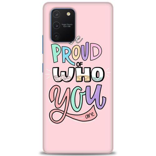Samsung Galaxy A91 / S10 Lite Kılıf HD Baskılı Kılıf - Who You + Tam Ekran Koruyucu