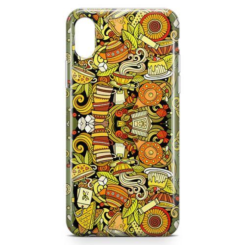 Apple iPhone XS Max Kılıf Çay Çeşitleri Arka Kapak Koruma Desenli Full Koruyucu