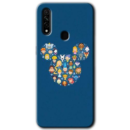 OPPO Oppo A31 Kılıf HD Baskılı Desen + Hayalet Cam Yandan Görünmez