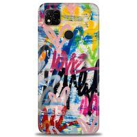 Xiaomi Redmi 10A Kılıf HD Baskılı Kılıf - Lovee + Tam Ekran Koruyucu
