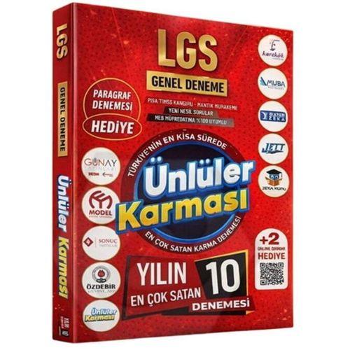 8. Sınıf LGS Ünlüler Karması 10 lu Deneme Ünlüler Karması