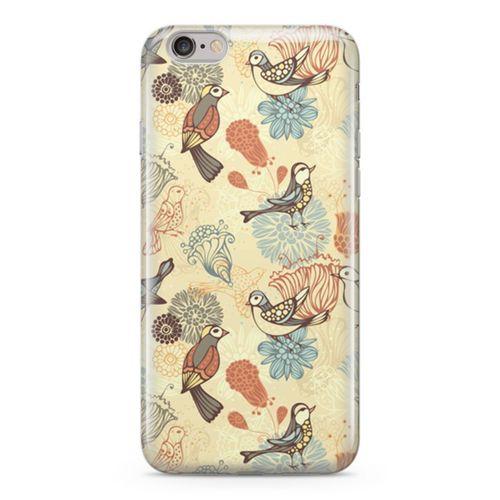 Apple iPhone 6 Plus - 6S Plus Kılıf Cennet Papağanı Arka Kapak Koruma Desenli Full Koruyucu