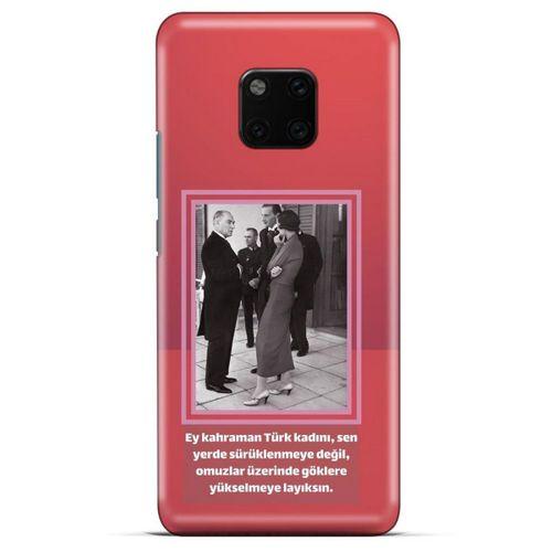 General Mobile GM 20 Kılıf Atatürk (5) Koruma Kabı Açık Kırmızı