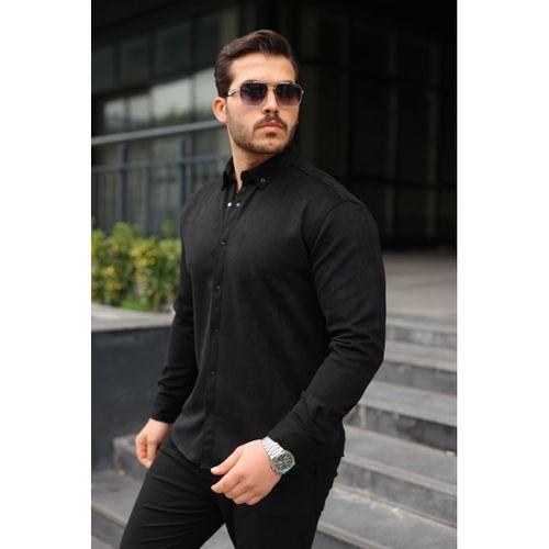 Erkek Uzun Kollu Süet Gömlek