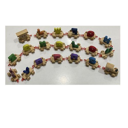 Zhltoys Harfli Ahşap Tren 20 Parça