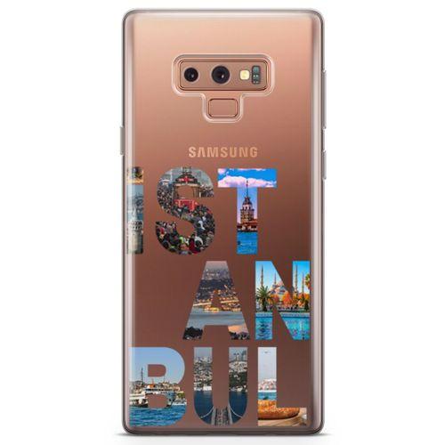 Samsung Galaxy Note 9 Kılıf İstanbul Gezi Arka Kapak Koruma Desenli Full Koruyucu