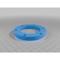 Yarış arabası fren kanalı flanşı - 2.5 inç - manyetik hızlı sürüm - 6903724