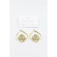 Çiçek Küpe - Altın