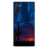 Lopard Samsung Galaxy Note 10 Uyumlu Kılıf Gece'S (12) Koruyucu Silikon Mavi