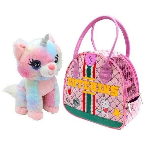 Eğitici Oyuncak 50455 SUN-FNV-CUTEKINS PELUŞ CATICORN POSH TAŞIMA ÇANTALI