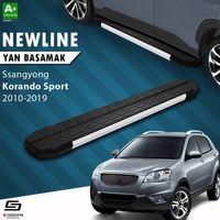 S-Dizayn Ssangyong Korando Sport NewLine Aluminyum Yan Basamak 203 Cm 2010-2019 A+ Kalite