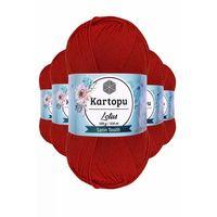 5 Adet Lotus Bikini Büstiyer Bluz Örgü İpi  K101 Nar Çiçeği