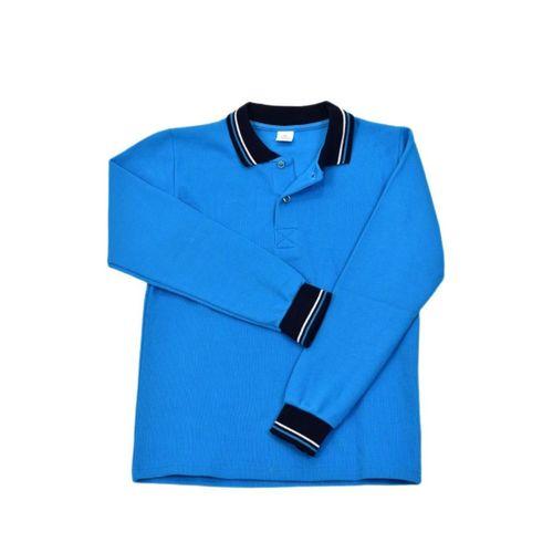 Kolej Polo Yaka Selanik Sweat Turkuaz IMHS-S-M