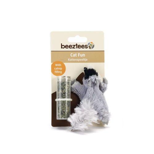 Beeztees Kedi Oyuncağı, Sincap, Kediotlu, Peluş, 14cm