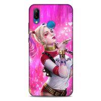 Huawei P20 Lite Uyumlu Kılıf Harley Quinn (4) Koruma Kılıfı Fuşya