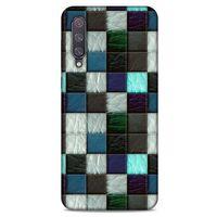 Xiaomi Mi 9 Kılıf Patchwork (46) Core Armor Kılıf Gri Cam Göbeği