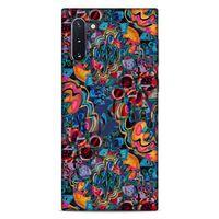 Lopard Samsung Galaxy Note 10 Uyumlu Kılıf Soyut Sanat (28) Desenli Arka Kapak