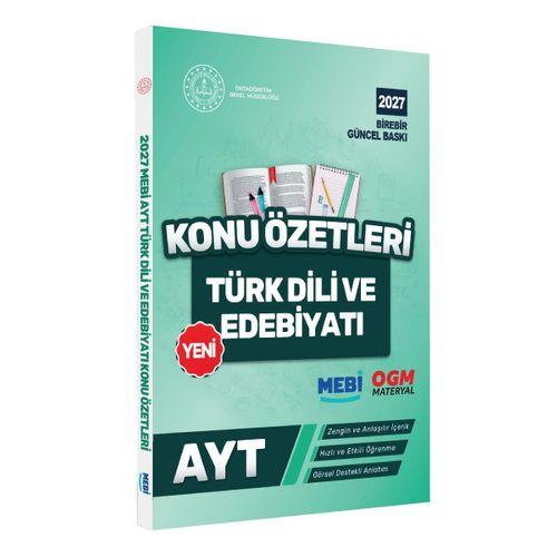 2027 YKS-AYT MEBİ-OGM Türk Dili ve Edebiyatı Pratik Konu Özet Kitabı RENKLİ A4 Boyut BASKI ÜCRETİ