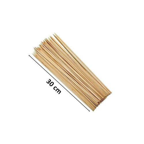 Ahşap Çöp Şiş Çubuğu 30 Cm - 50 Adet mudanis