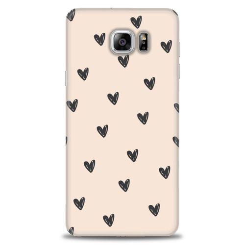 Samsung Galaxy Note 5 Kılıf HD Baskılı Kılıf - Minik Kalpler + Tam Ekran Koruyucu
