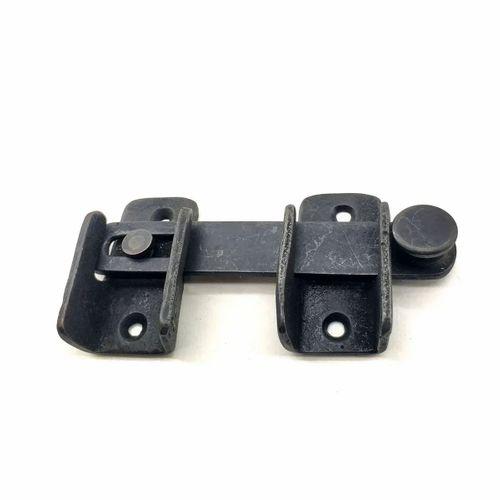 Antika Tarz Dekoratif Pirinç Kapı Mandalı - 57x115 Mm, Oksit