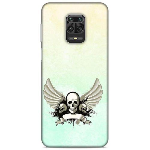 Lopard Xiaomi Redmi Note 9 Pro Uyumlu Kılıf Tattoo's (8) Baskılı Kılıf Yeşil Beyaz