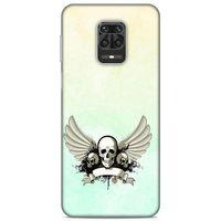 Lopard Xiaomi Redmi Note 9 Pro Uyumlu Kılıf Tattoo's (8) Baskılı Kılıf Yeşil Beyaz