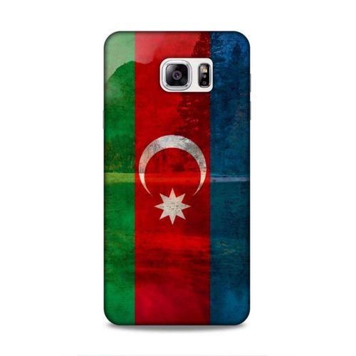 Samsung Galaxy Note 5 Uyumlu Kılıf Azarbaijan (43) Thin Fit Kılıf Bayrak Manzara