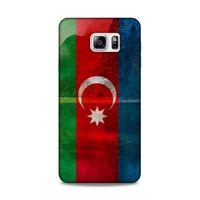 Samsung Galaxy Note 5 Uyumlu Kılıf Azarbaijan (43) Thin Fit Kılıf Bayrak Manzara