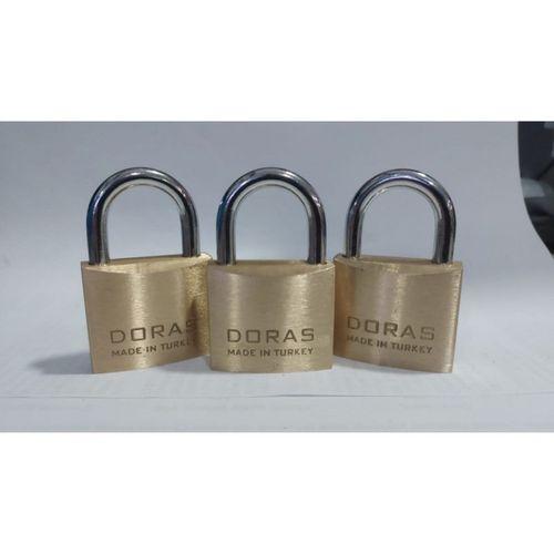 Ersa Doras 40 Mm 3 lü Sarı Pas Sistem Asma Kilit