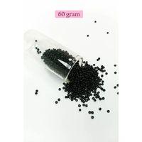 Dökme Cam Kum Boncuk (11/0) 2 mm - 60 Gram -  Siyah - BNC045