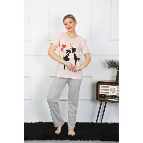 Kadın Kısa Kol Penye Pijama Takım