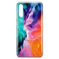 Samsung Galaxy A70 Kılıf Perdeler Arka Kapak Koruma Desenli Full Koruyucu