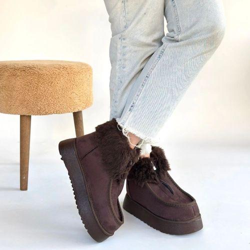 Zinya Kahverengi Süet Bot