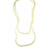 Ezme Zincir Kolye - 90cm - Altın