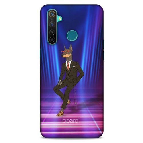 Oppo Realme 5 Pro Kılıf FunnyMaX (44) Tough Armor Kılıf Fuşya Doberman