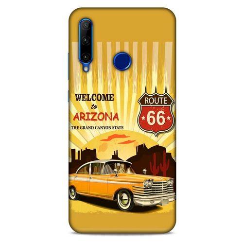 Retro (14) Desen Lansman Kılıf Renkli Huawei Honor 20 Lite Kılıf