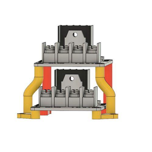 Çift istiflenmiş MOSFET MODUL STANDOFF DONAK TUTUCU - 5139277