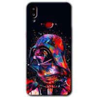 MRCİLETİSİM Samsung Galaxy A10s Kılıf Baskılı Kapak - Father Vader +Tam Ekran Koruyucu