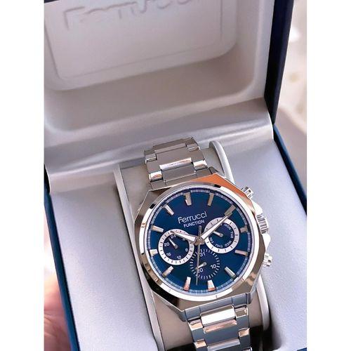 Ferrucci 2 Yıl Garantili Çelik Kordon İç Kadran Özellikleri Aktif 3 Atm Erkek Kol Saati EF.03319.2