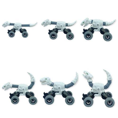 Uzayan Dinazor Arabalar 18 cm - Beyaz