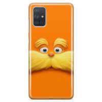 Samsung Galaxy A71 Kılıf Bay Bıyık Arka Kapak Koruma Desenli Full Koruyucu
