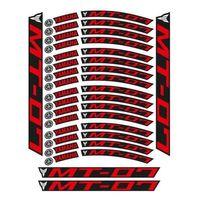 YAMAHA Yamaha Kırmızı Baskı Mt-07 Uyumlu 1 Set Jant Şeridi