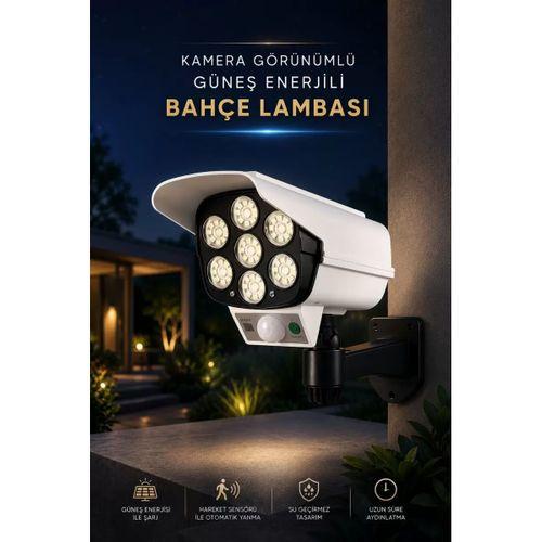 Bahçe Aydınlatması Hareket Sensörlü Led Aydınlatma Kamera Görünümlü