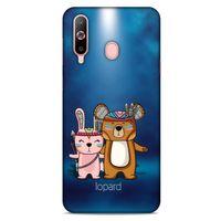 Samsung Galaxy A60 Kılıf FunnyMaX (2) Kabı Lacivert Beyaz