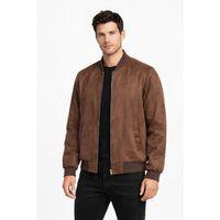 Erkek Regular Fit Mevsimlik Hakim Yaka Süet Spor Mont BGL-ST05014