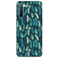 Oppo Reno 3 Kılıf Desenli Özel Seri Tüyler (46) Core Armor Kılıf