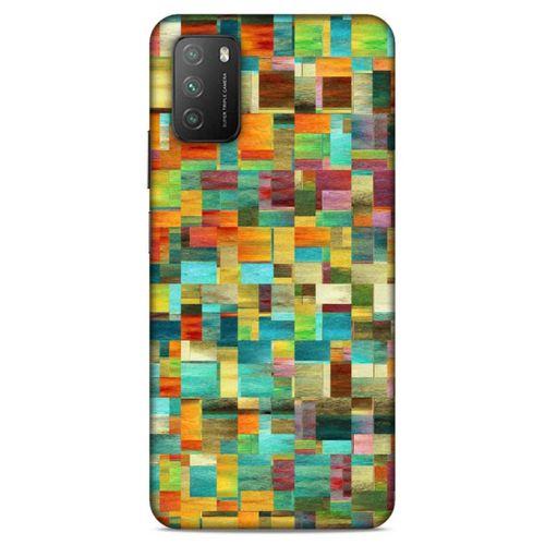 Lopard Xiaomi Poco M3 Uyumlu Kılıf Soyut Sanat (50) Desenli Shockproof Kılıf