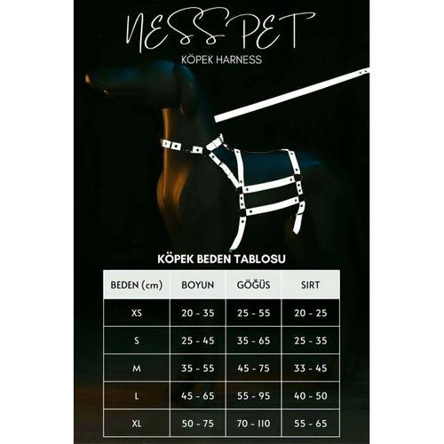 Reflektörlü - Ayarlanabilir Köpek Harness - Köpek Gezdirme Aparatı