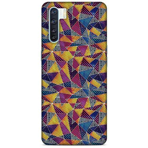 Geometrix 02 Oppo A91 Kılıf Silikon Kapak